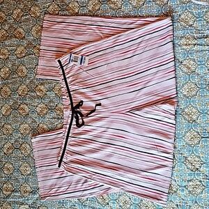Alfani Pink Striped Pajama Bottoms Size XL Extra Large